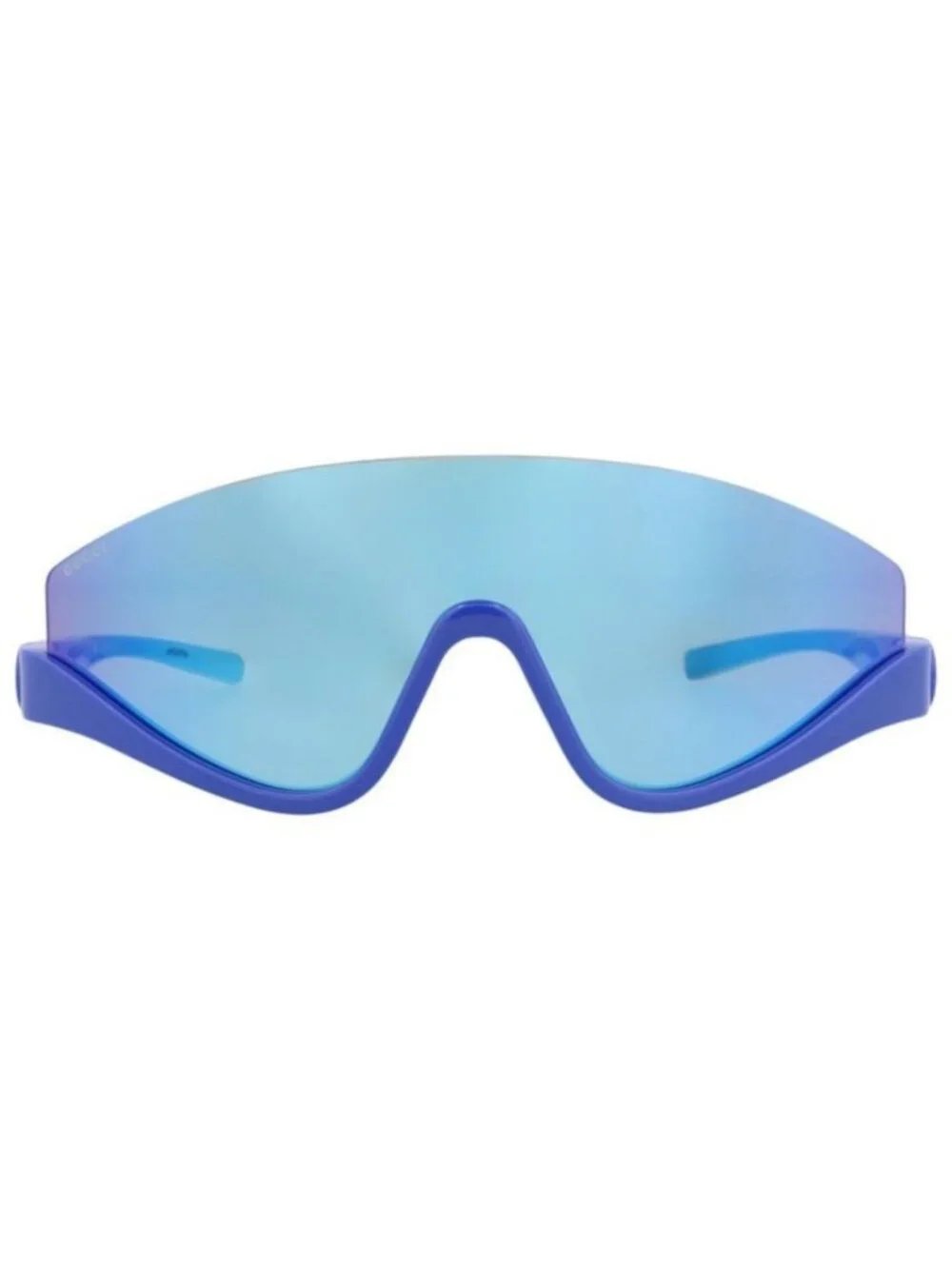 New Gucci Womens Shield/Wrap Blue Blue Blue Fashion Designer Sunglasses